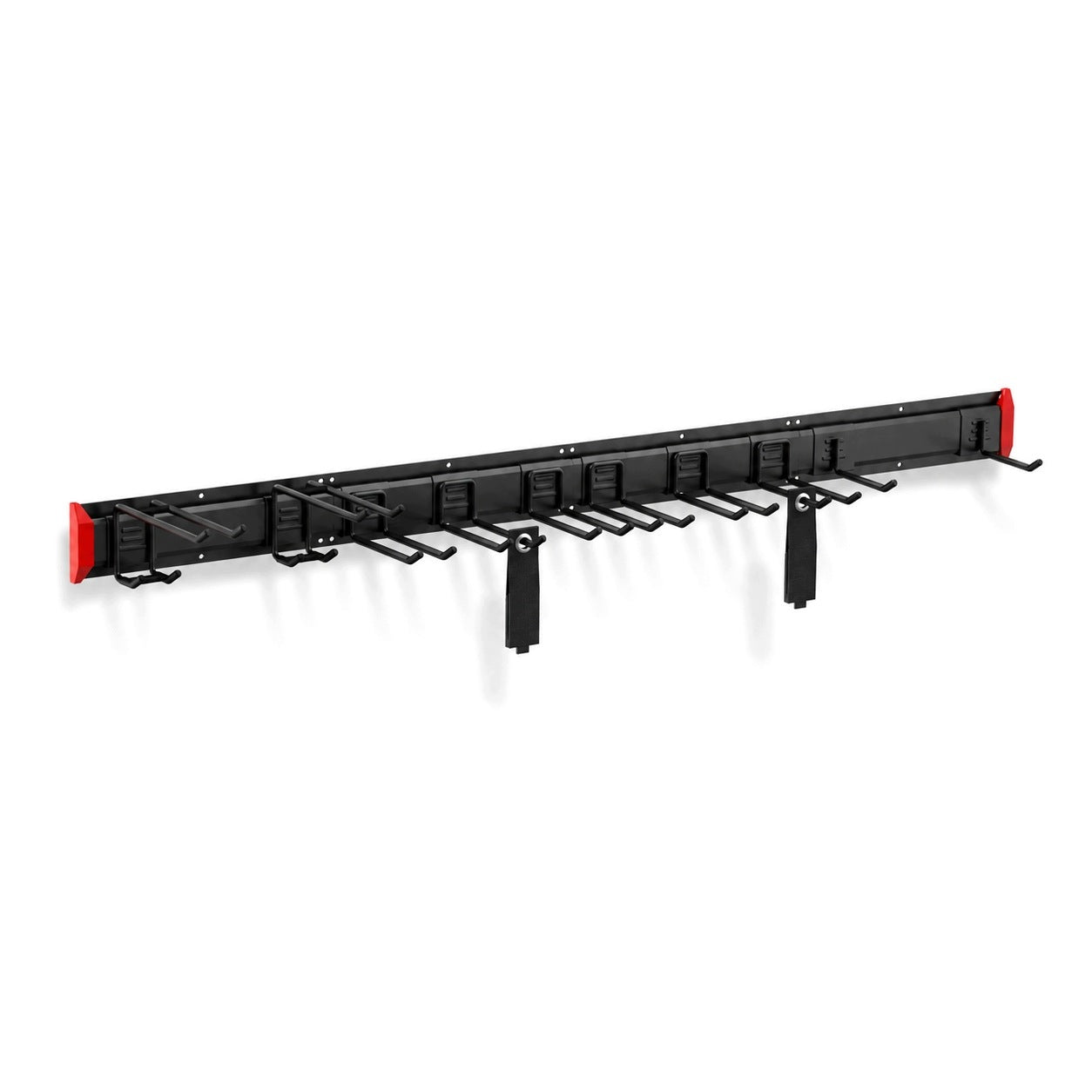 Reinforced Adjustable Wall Mount Garden Tool Rail Up to 284 Kg Packaging status original