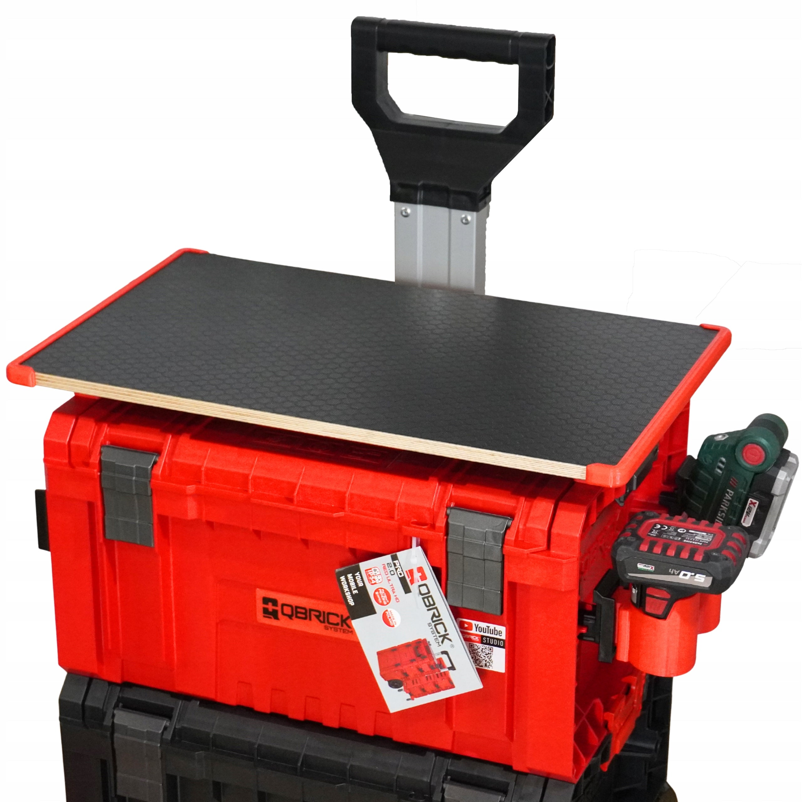 Reinforced top BYellow for Qbrick Pro 30x50 cm waterproof with hooks Packaging status original