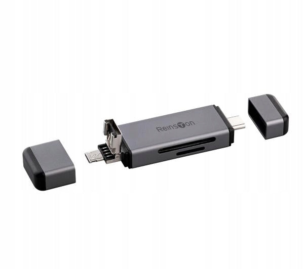 Reinston ECK01 3in1 USB 2.0 / USB-C micro SD / SD memory card reader