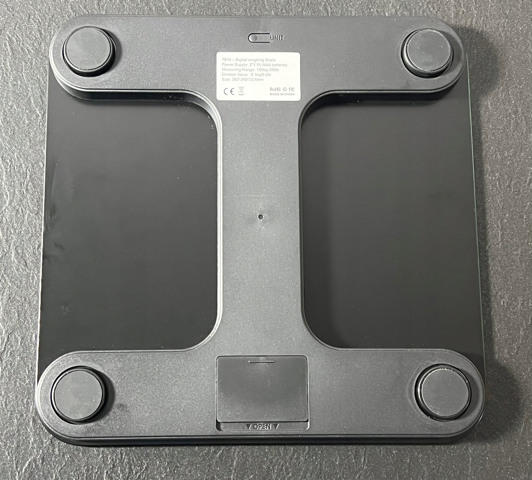 Reliance Medical Professional Digital Bathroom Scale with LED Display Packaging status original