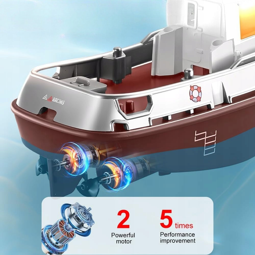 Remote Control Boat with LED Lights, 2.4Ghz RC Boat, Waterproof Manufacturer code 81124
