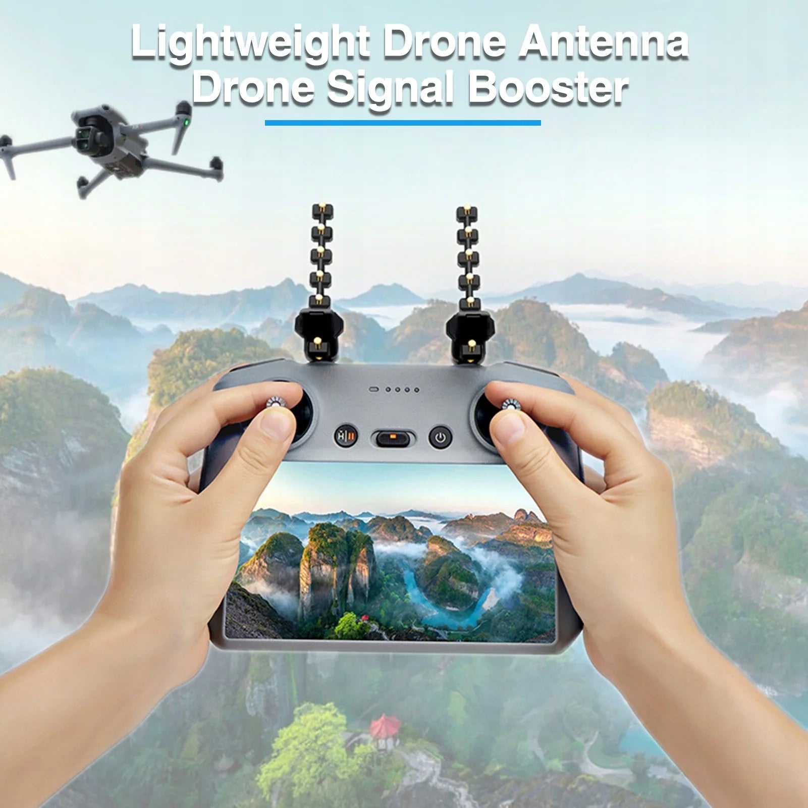 Remote Control Range Extender Drone Signal Booster, for DJI RC 2/DJI Air 3 Manufacturer code yy-996