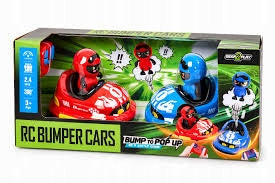 Remote Controlled Bumper Cars, 2 Pack