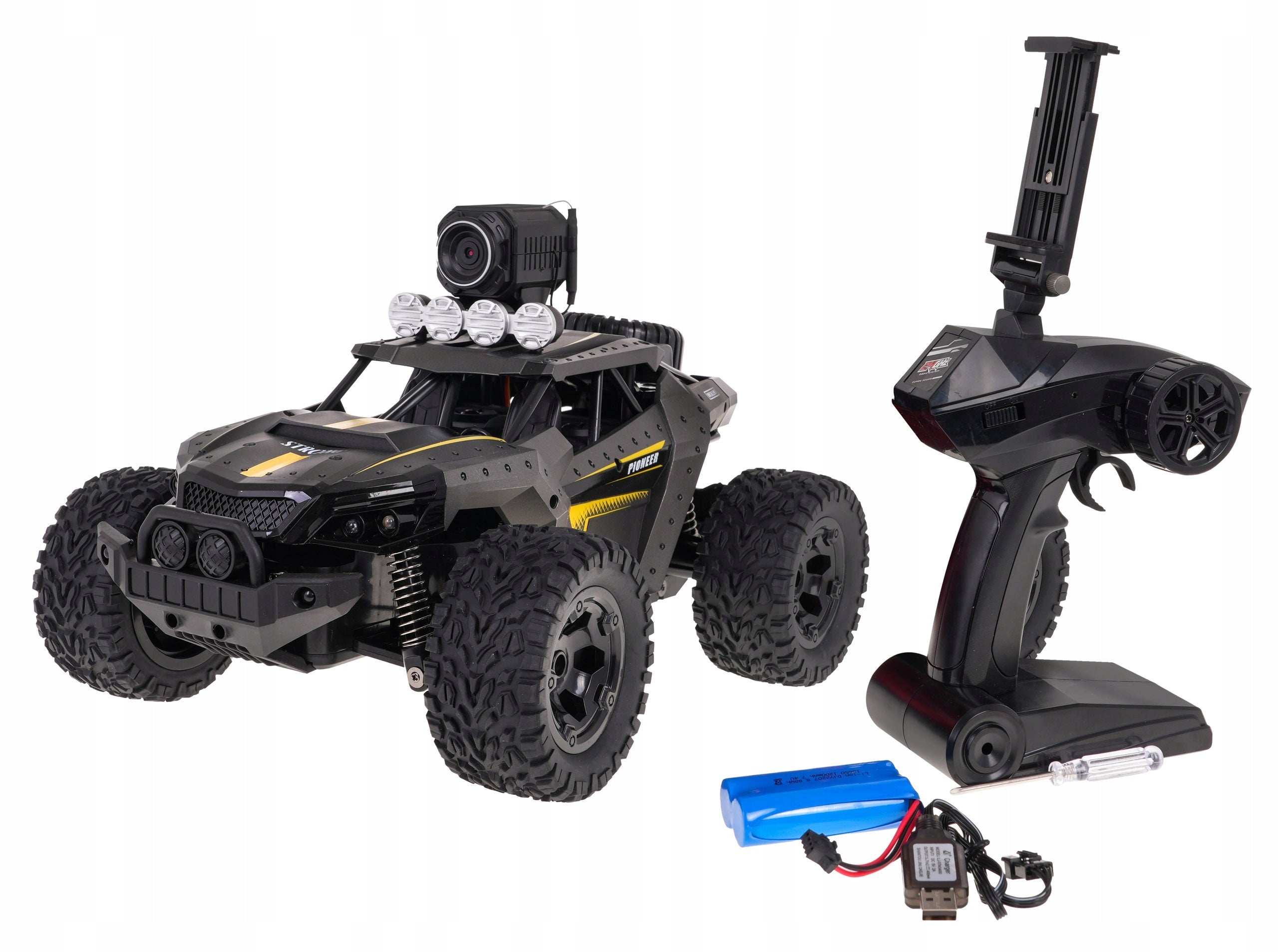 Remote Controlled Car CRAWLER with PIONEER Camera Scale 1:12 Brand Ramiz