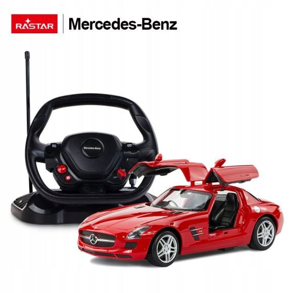 Remote Controlled Car Mercedes-Benz SLS Rastar 1:14 Steering Wheel Gift Manufacturer code RAS 47600-8