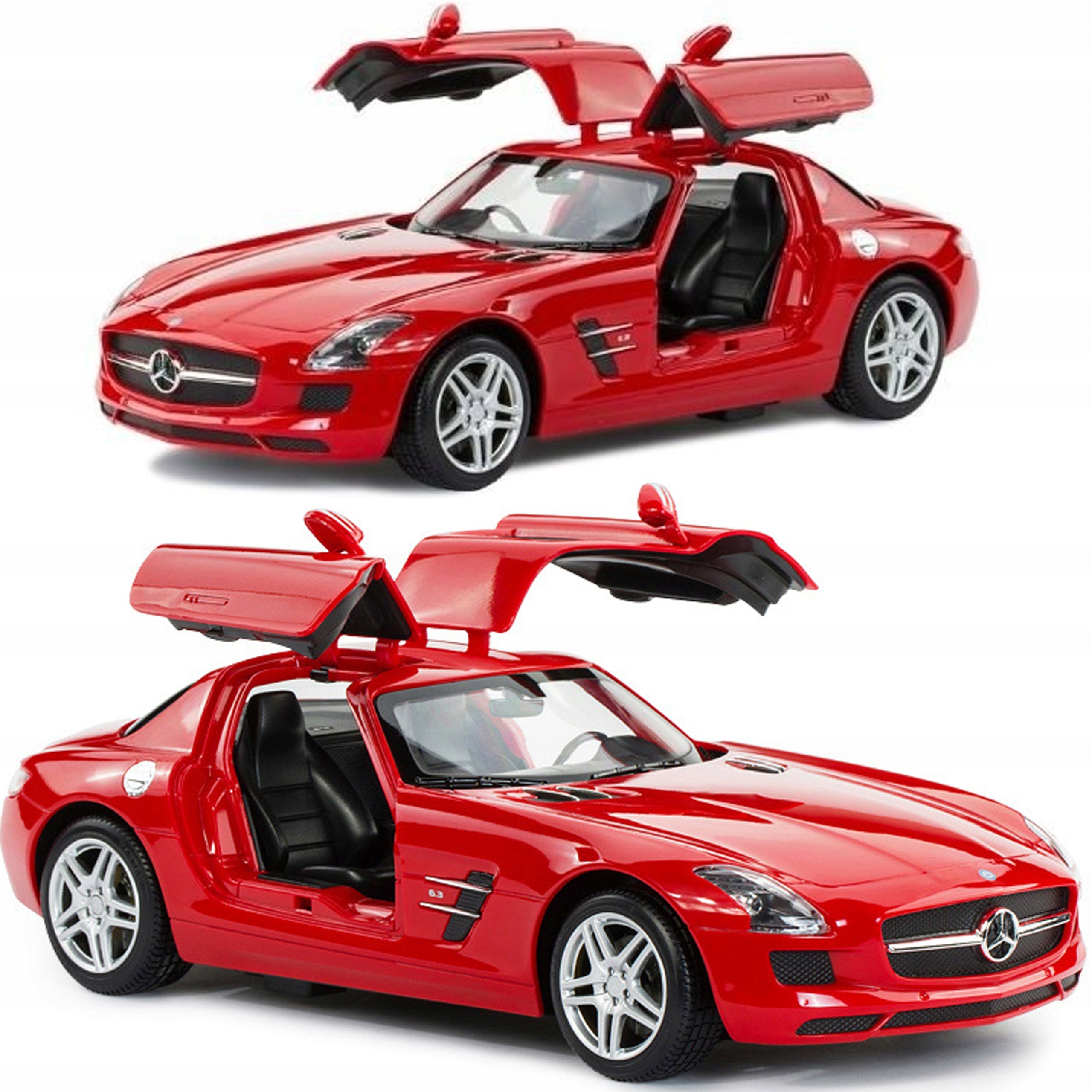 Remote Controlled Car Mercedes-Benz SLS Rastar 1:14 Steering Wheel Gift Packaging status original