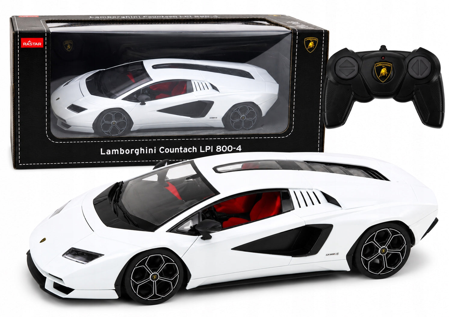 Remote Controlled Car RC 1:16 LAMBORGHINI COUNTACH LPI 800-4 White