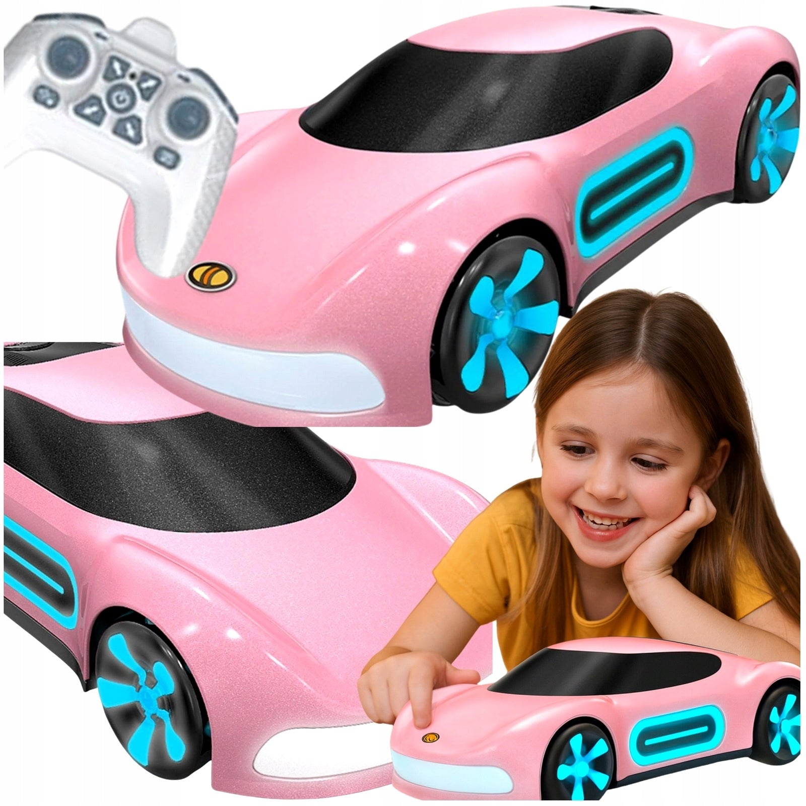 Remote Controlled Car RC Auto Effects Steam Smoke Glows STUNT LED EAN (GTIN) 5905902938657