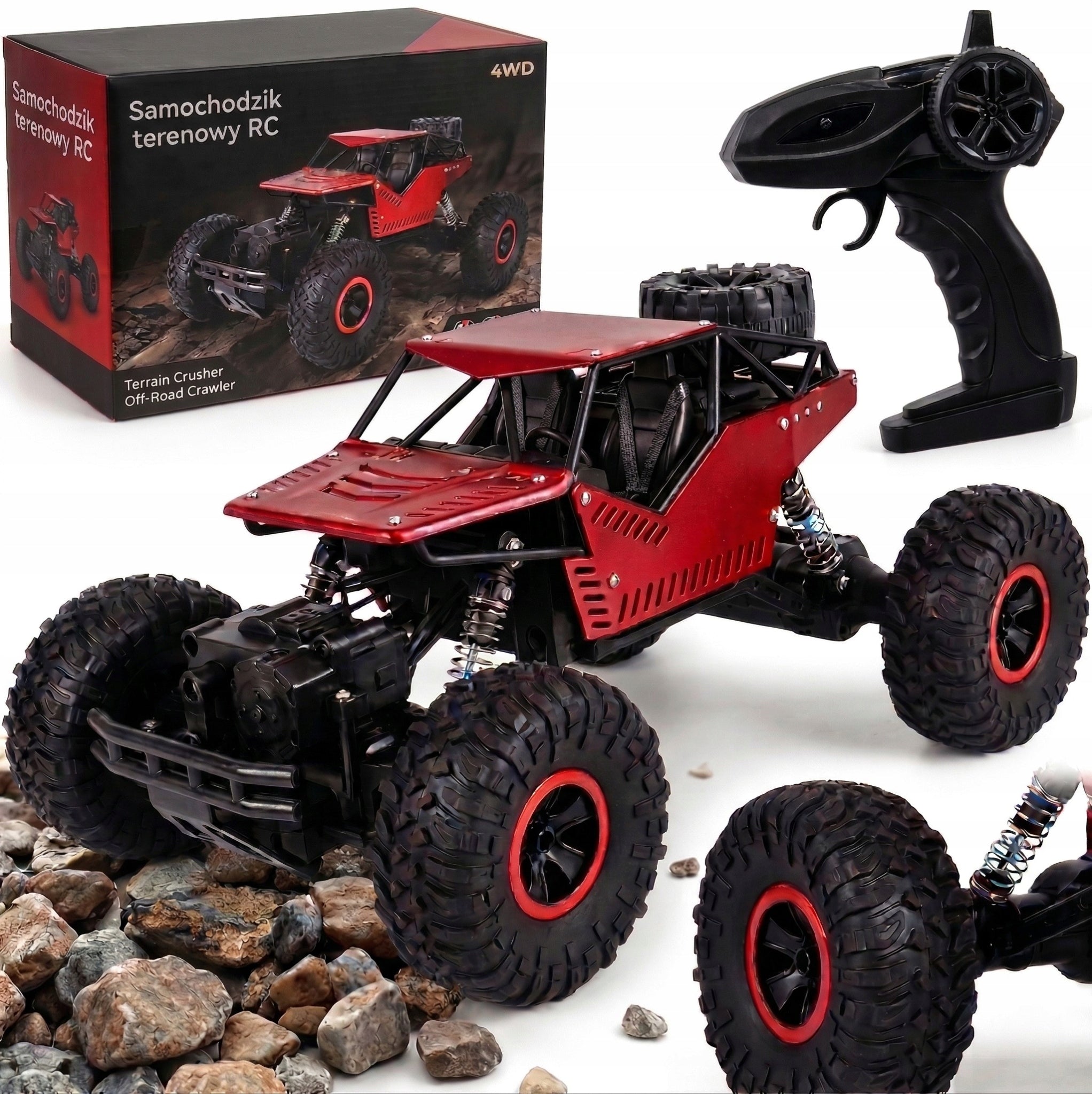 Remote Controlled Car RC Off-Road 4x4 Metal Solid Strong + FREEBIE