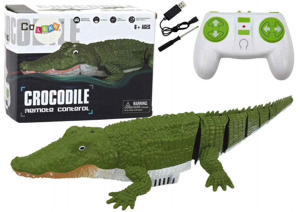 Remote Controlled Crocodile 162x217 mm Lean Toys