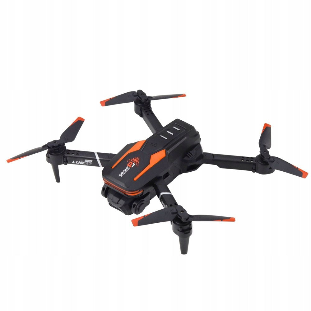 Remote Controlled Drone LU800 Camera LED Light Orange Packaging status original