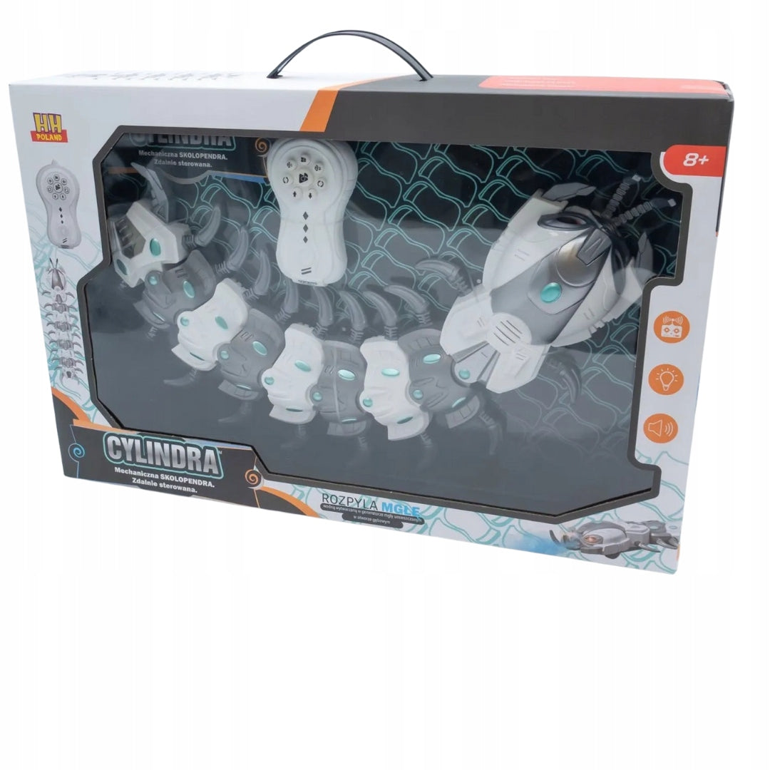 Remote Controlled Mechanical Cylinder Scolopendra Centipede RC Sprays Mist Packaging status original
