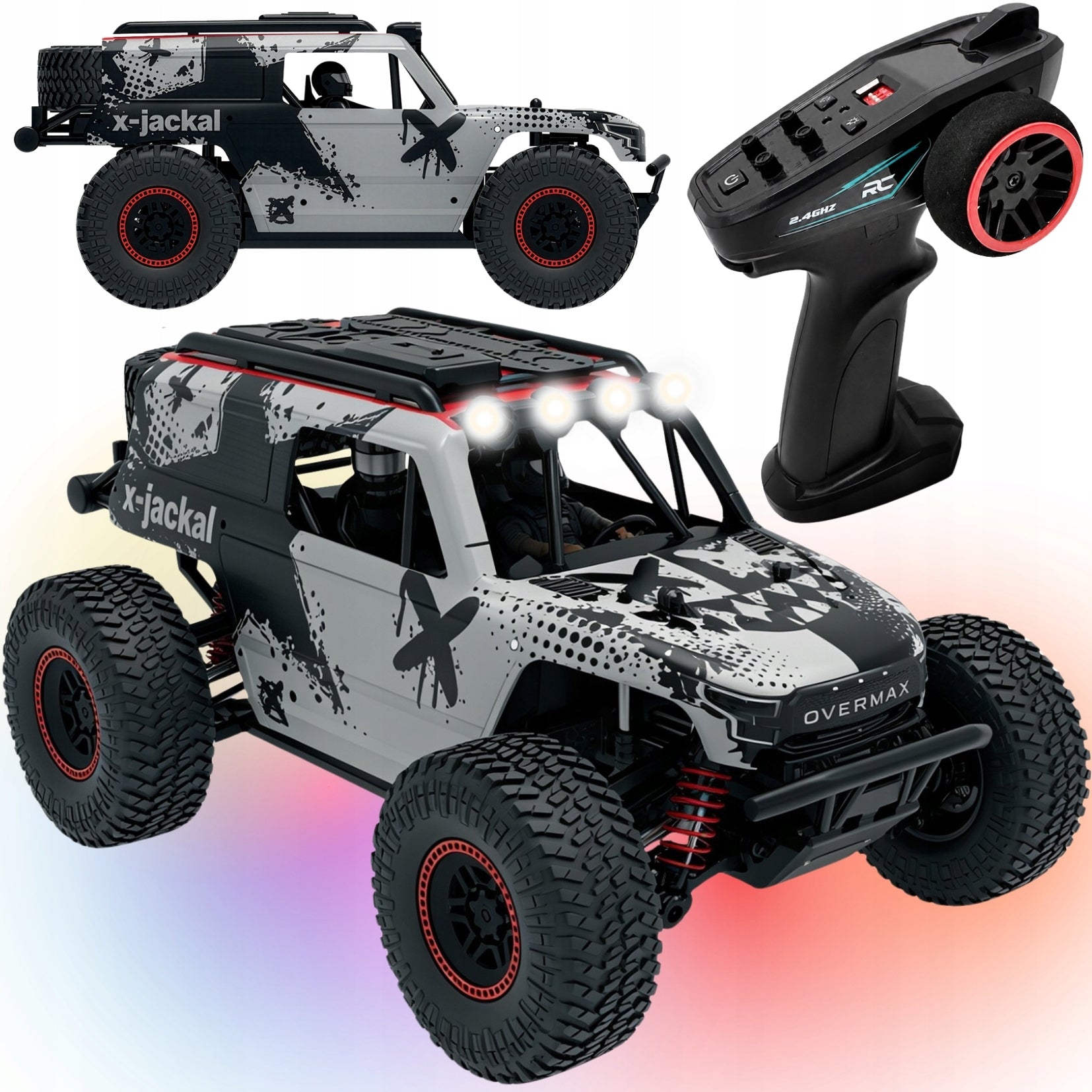 Remote Controlled Off-Road Car 4x4 Auto RC CRAWLER LED Durable
