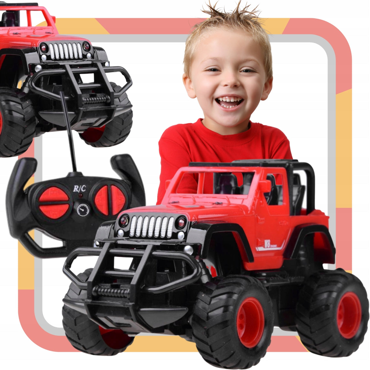 Remote Controlled Off-Road Car Large Car RC Offroad Realistic Manufacturer code Auto RC Offroad
