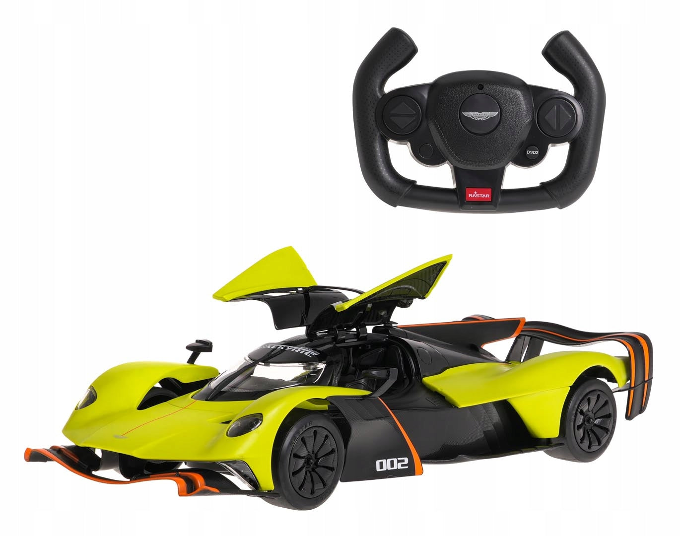 Remote Controlled R/C 1:14 Aston Martin Valkyrie AMR Pro Green RASTAR EAN (GTIN) 5903864944235