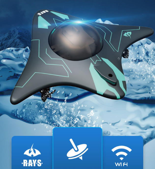 Remote Controlled RC Boat With Underwater Camera Led Lights Gifts Pool Manufacturer code 6979905255171