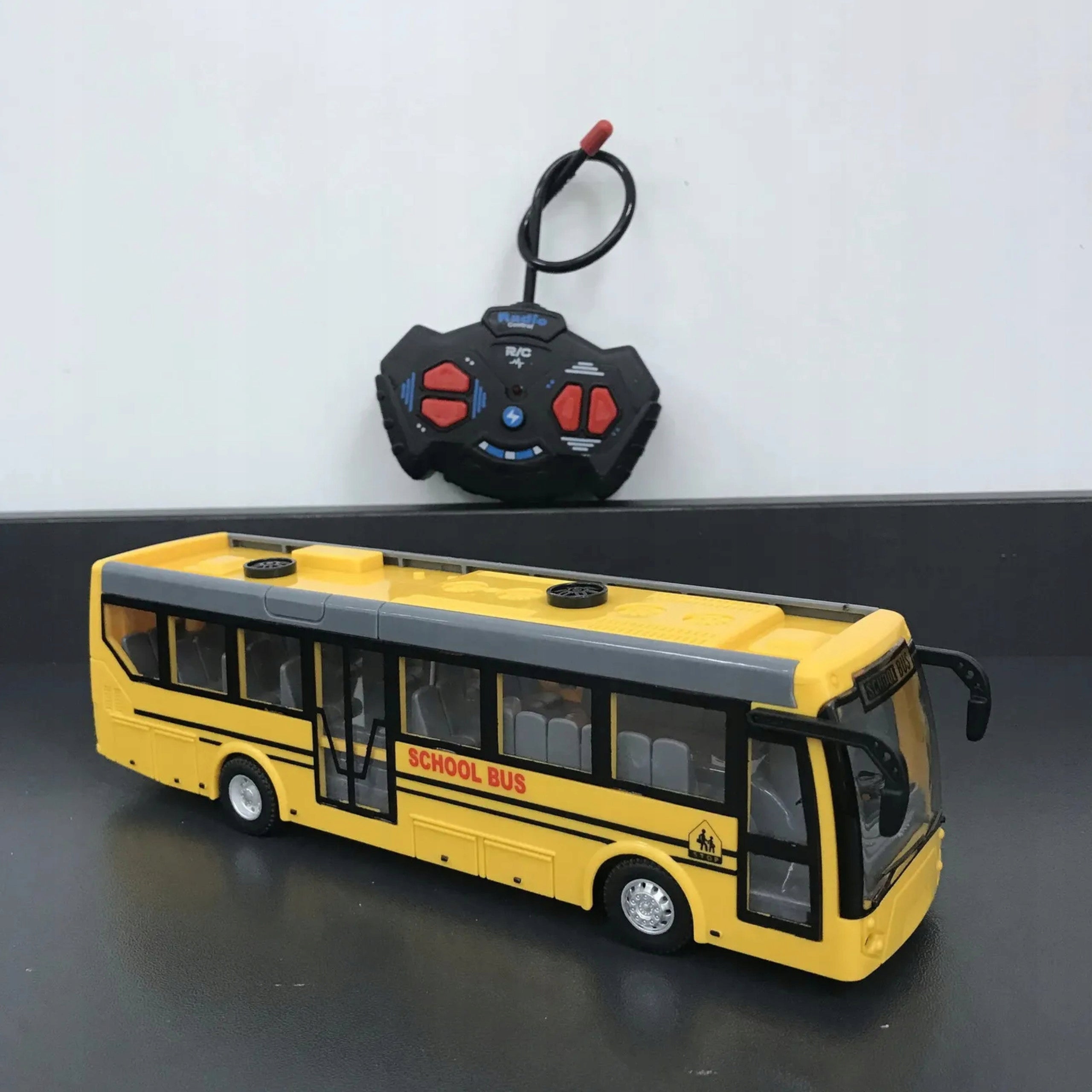 Remote Controlled School Bus | Realistic Driving and Glowing Lights Brand Luxma