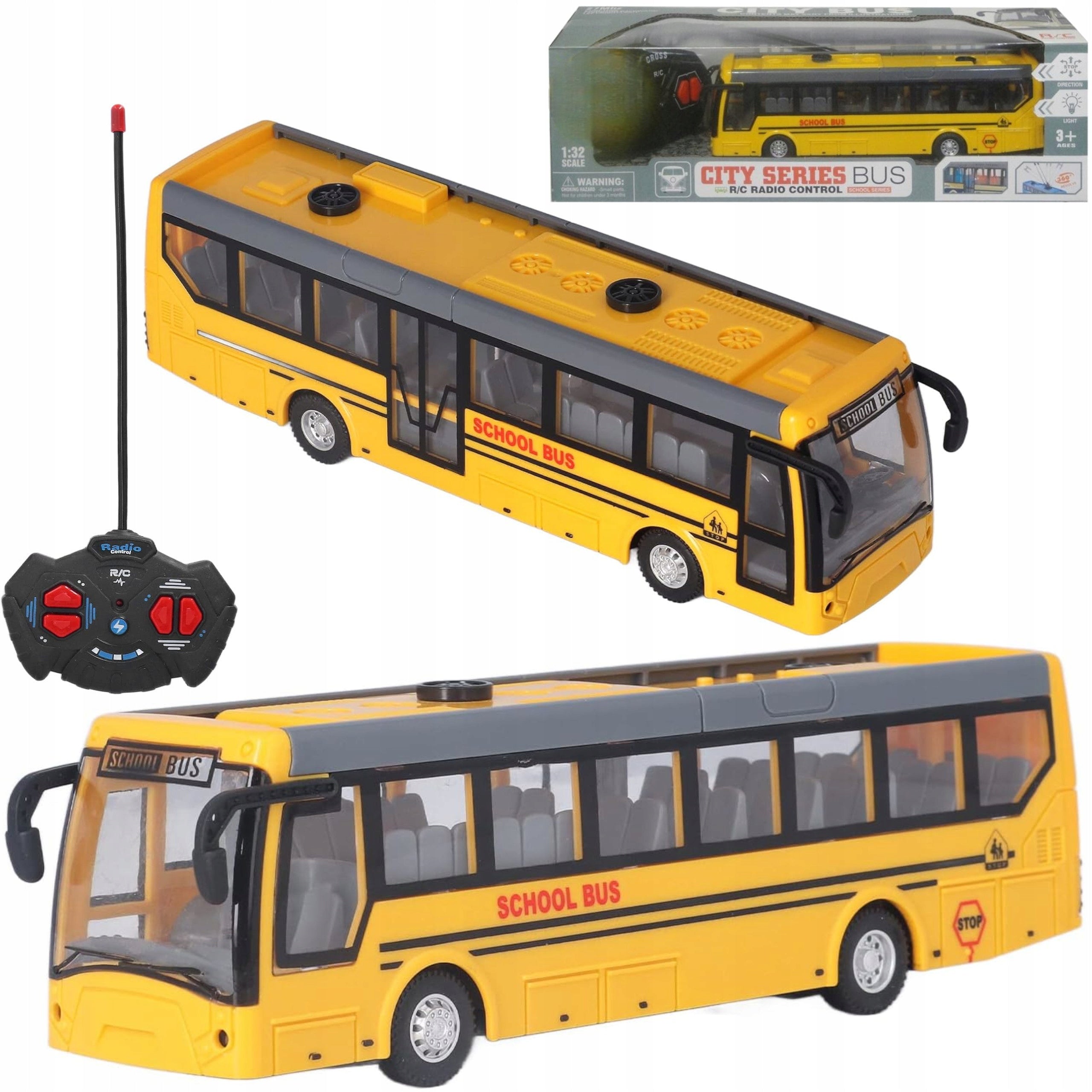 Remote Controlled School Bus | Realistic Driving and Glowing Lights