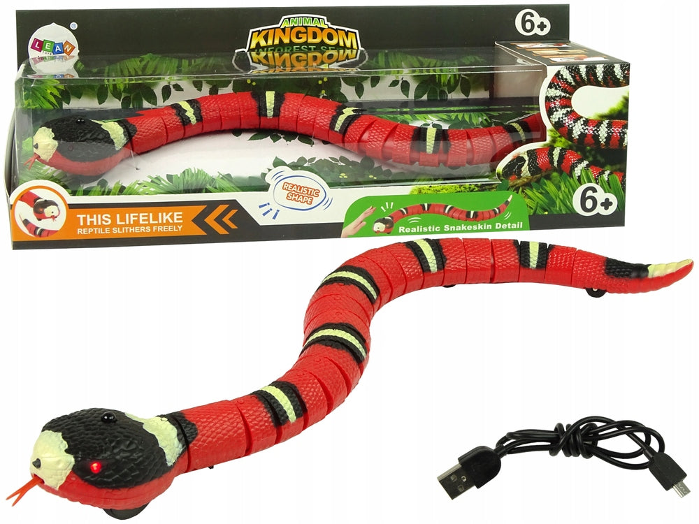 Remote Controlled Touch Hose Red Black Strips