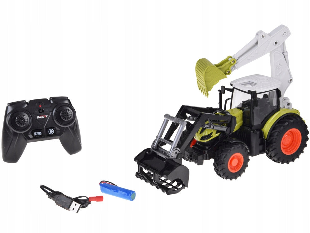 Remote Controlled Tractor Backhoe Loader Bulldozer For Remote Control RC0718 Manufacturer code RC0718