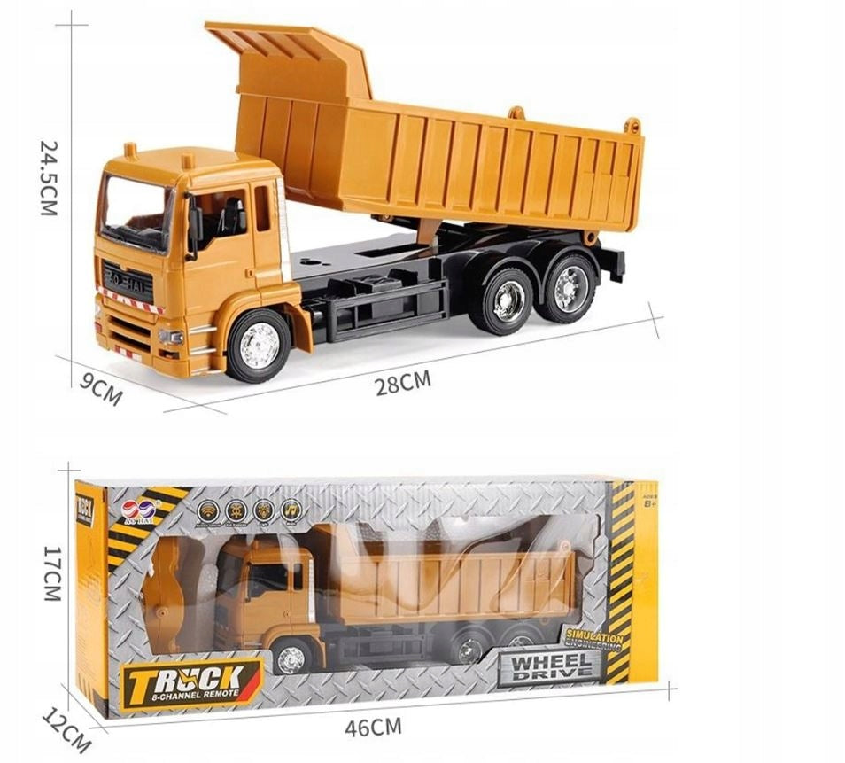 Remote Controlled Truck Dump Truck For Remote Control Light Sound EAN (GTIN) 5905567743191