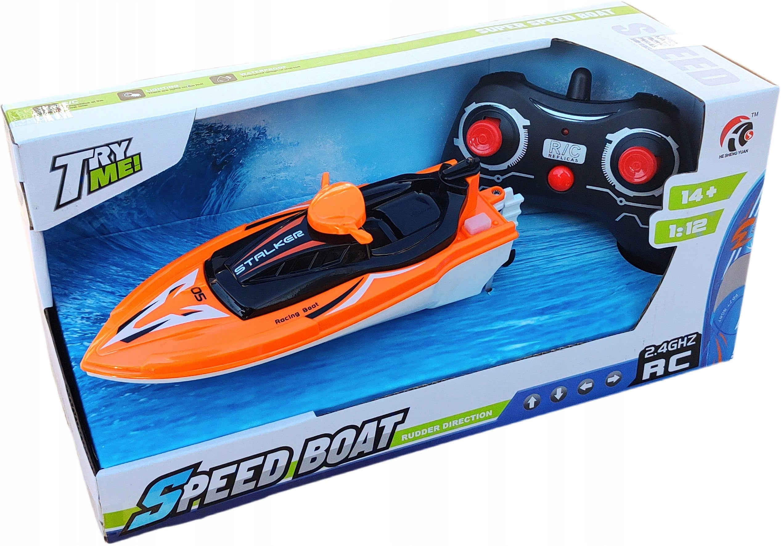 Remote Controlled Water Scooter for RC Radio Motorboat for Radio Packaging status original