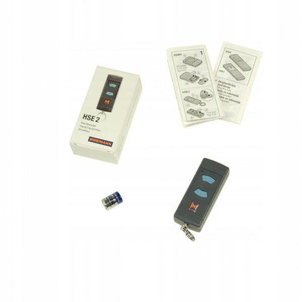 Remote control Hormann HSE 2 - 868 MHz - original - blue buttons Manufacturer code 437452