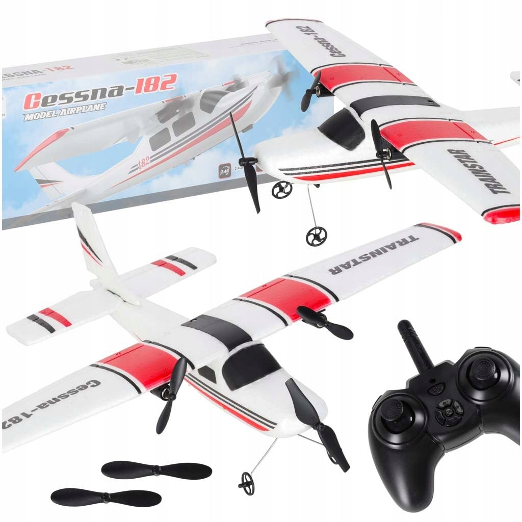 Remote controlled aircraft Cessna 182 glider acrobat 2,4GHz Kik