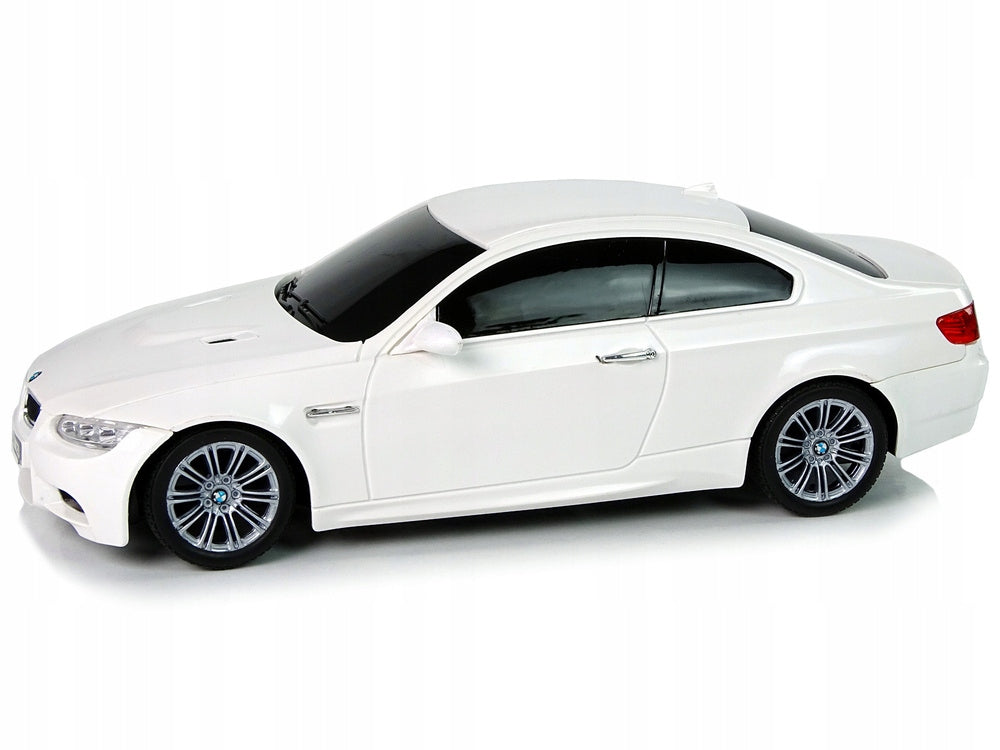Remote controlled car BMW M3 white 230x100 mm Lean Toys Brand LEAN Toys