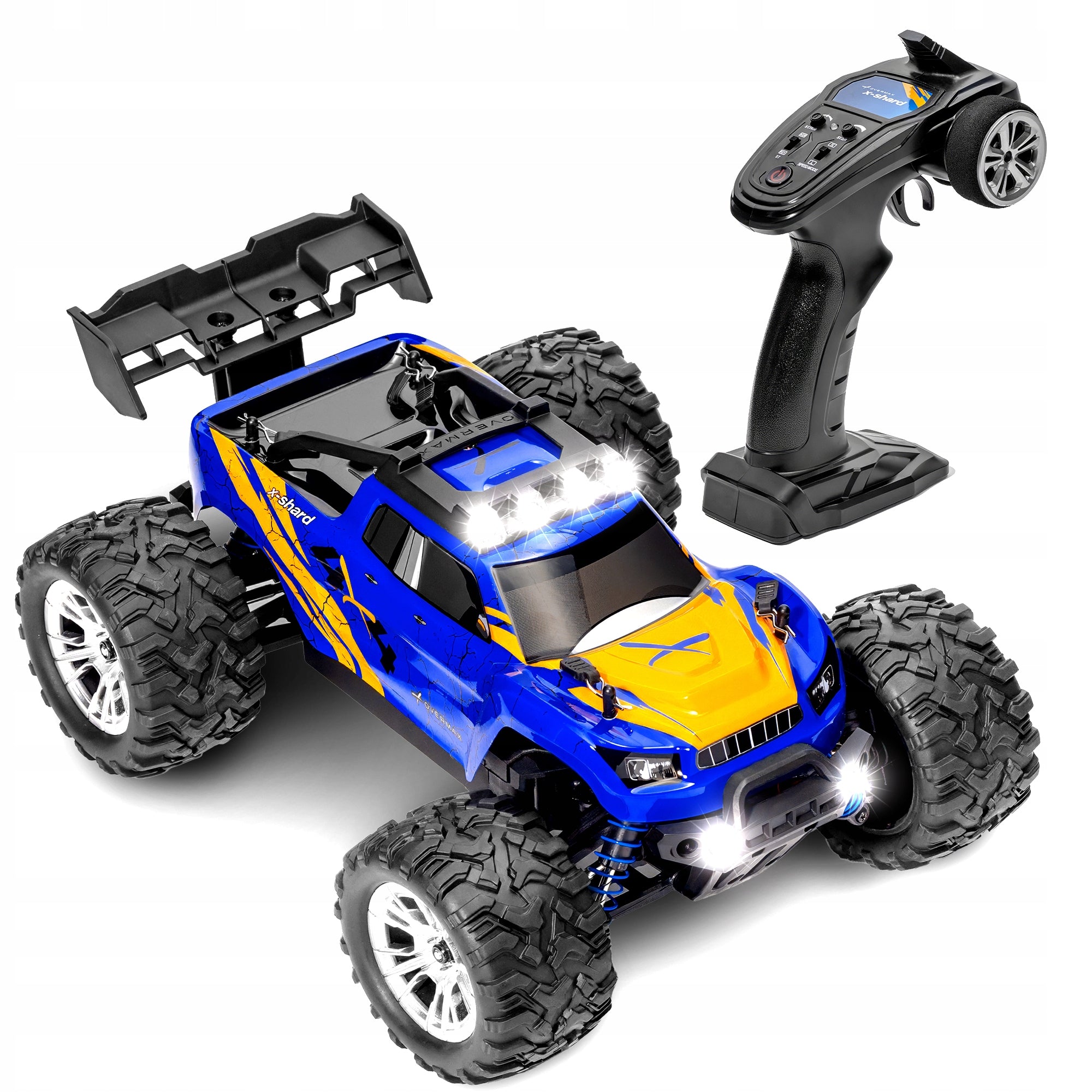 Remote controlled car MONSTER TRUCK 4x4 auto RC for remote control durable Manufacturer code Samochód Auto RC prezent dla dziecka X-SHARD