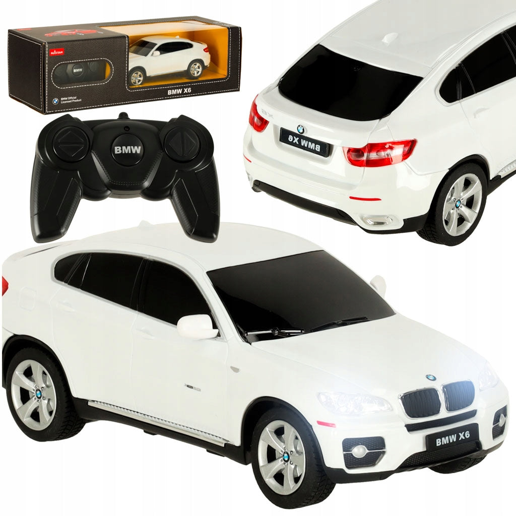 Remote controlled car Rastar 31700 BMW X6 1:24 white