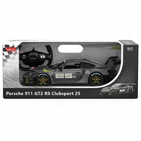 Remote controlled car Rastar PORSCHE 911 GT2 RS grey 1:14