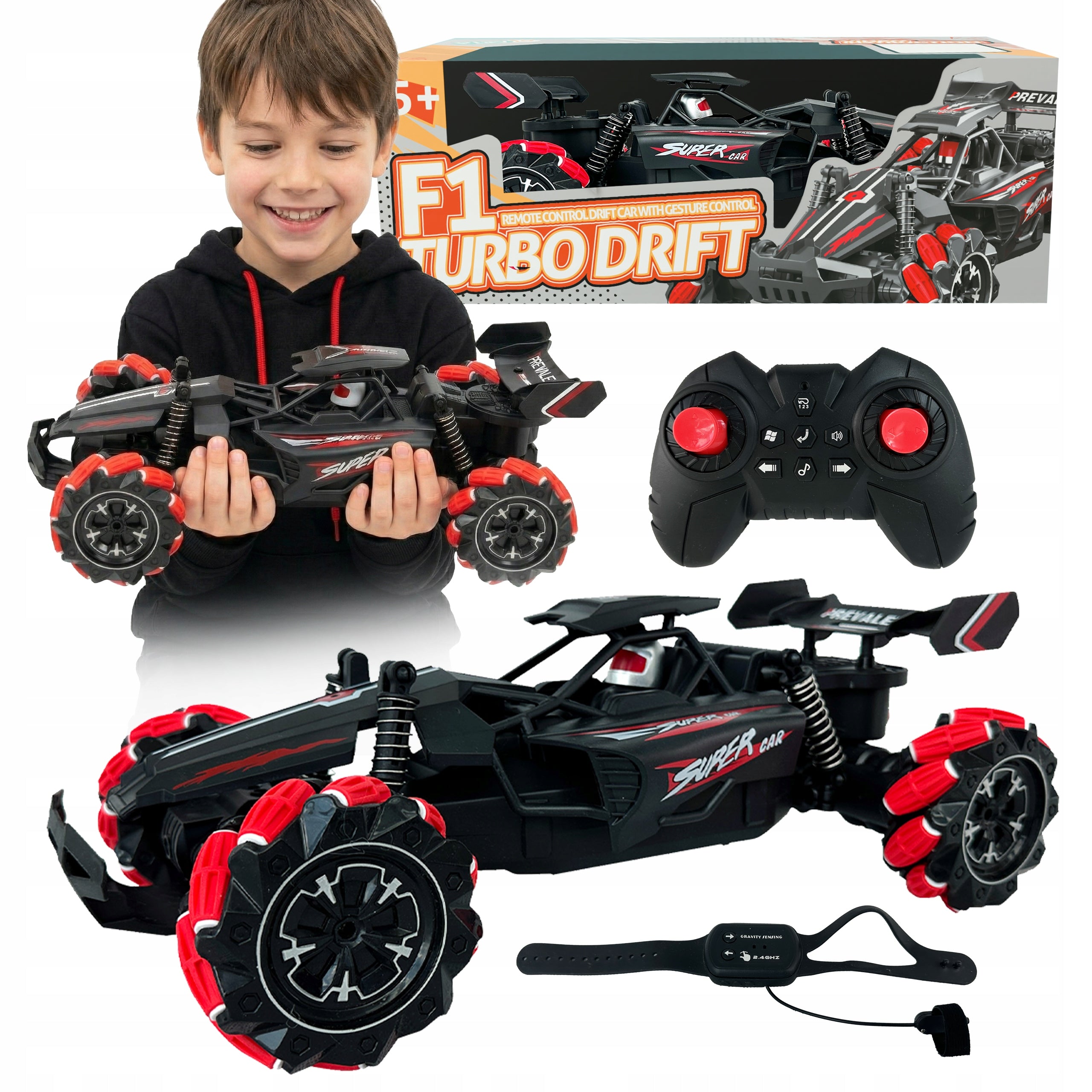 Remote-controlled car with hand gestures LARGE 46 cm auto RC controlled PLAYIO