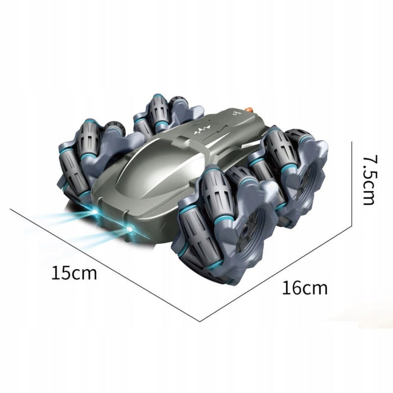 Remote controlled car with remote control with Lemon 4x4 360° LED band Brand LEMON