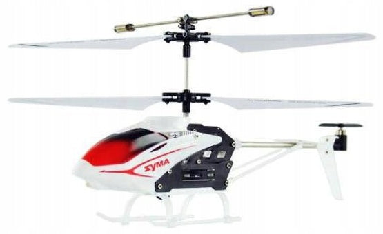 Remote controlled helicopter for RC remote control SYMA S5 3CH white