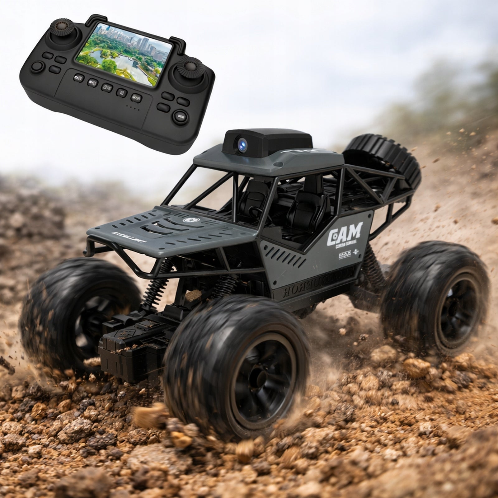 Remote controlled off-road vehicle black 10 km/h Manufacturer code LH-C100S