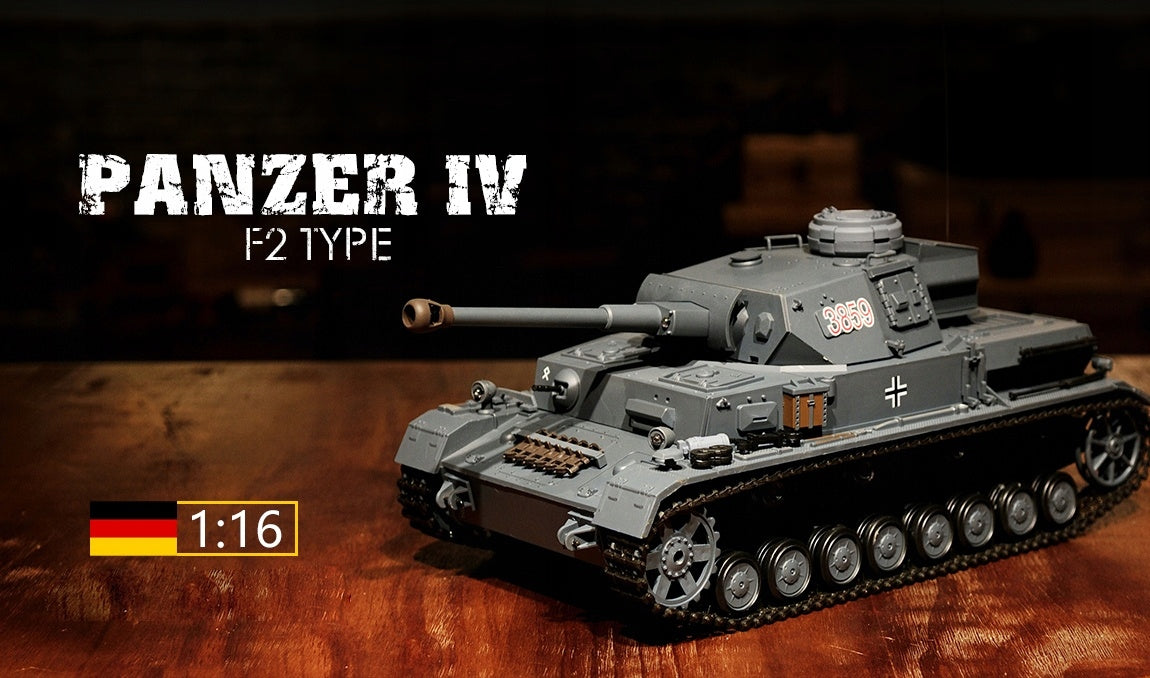 Remote controlled tank ASG 1:16 PzKpfw. IV Ausf. F2 Sd Kfz 161/1 RTR 2.4Gh