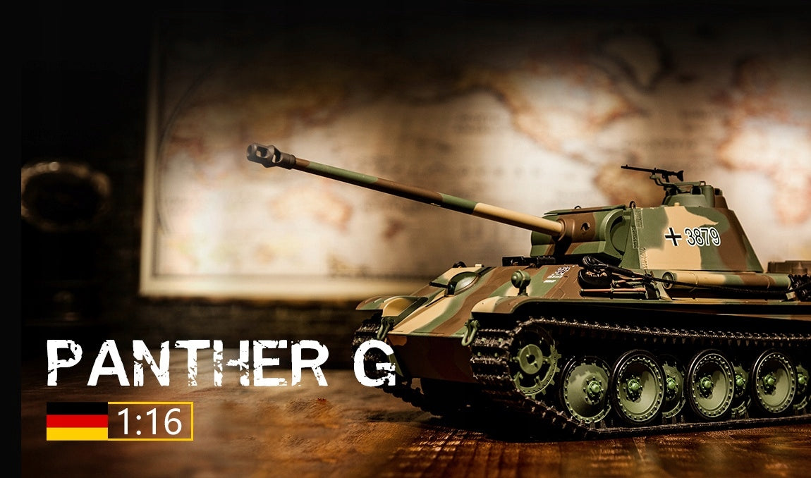 Remote controlled tank ASG/IR/sound/smoke 1:16 German Panther Type G RTR 2.