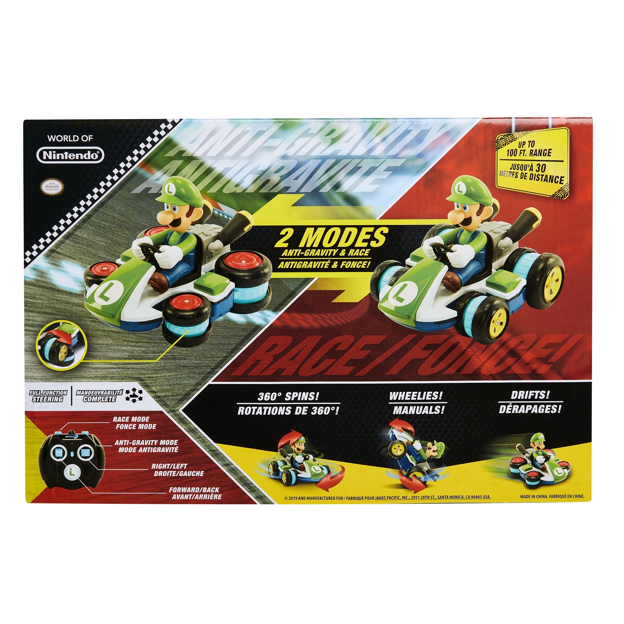 Remote controlled vehicle Nintendo Mariokart Super Mario Kart Luigi RC Manufacturer code 039897089881
