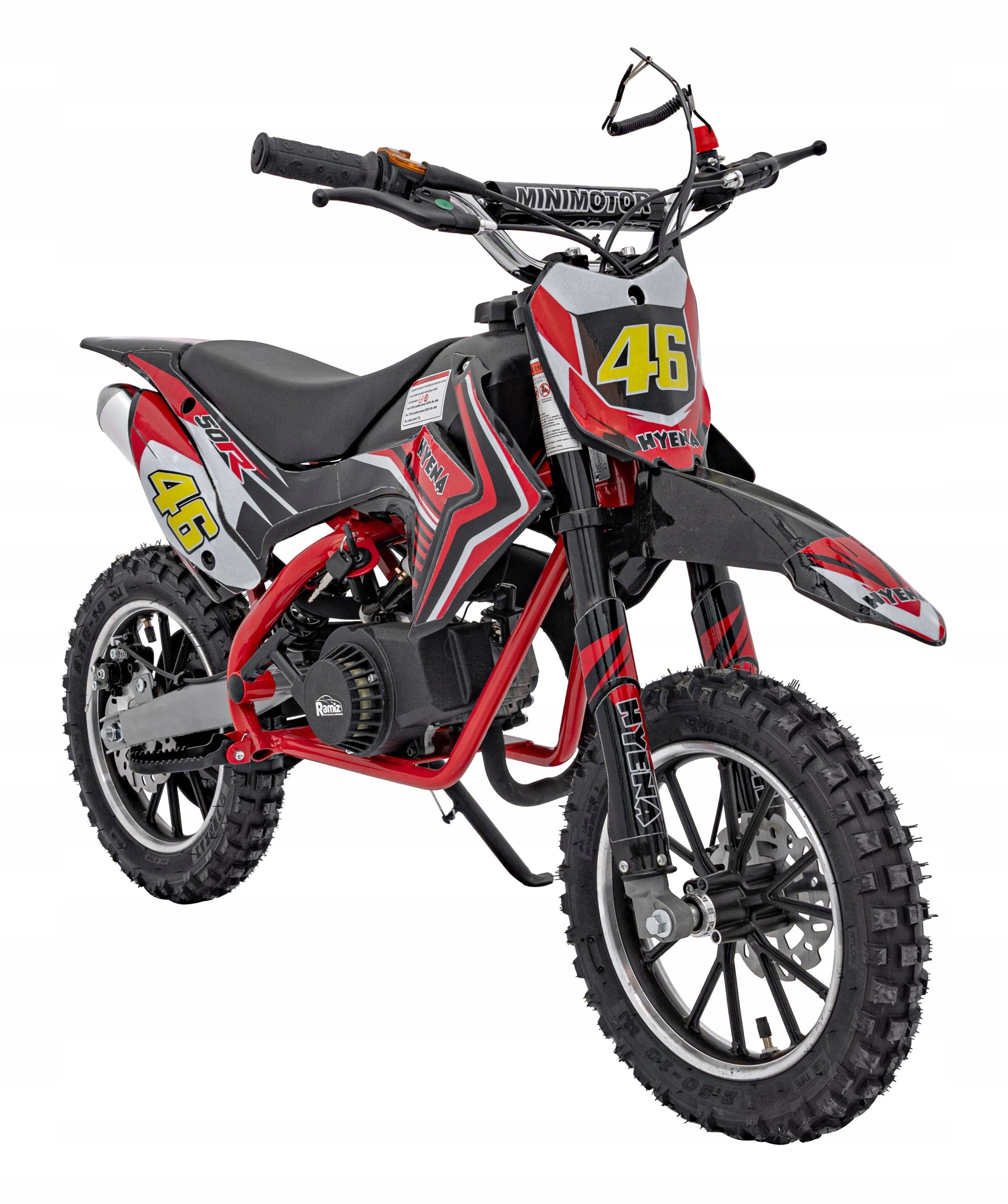 Renegade 50R mini cross children's combustion motorbike + ripper leash + AIR Brand Ramiz