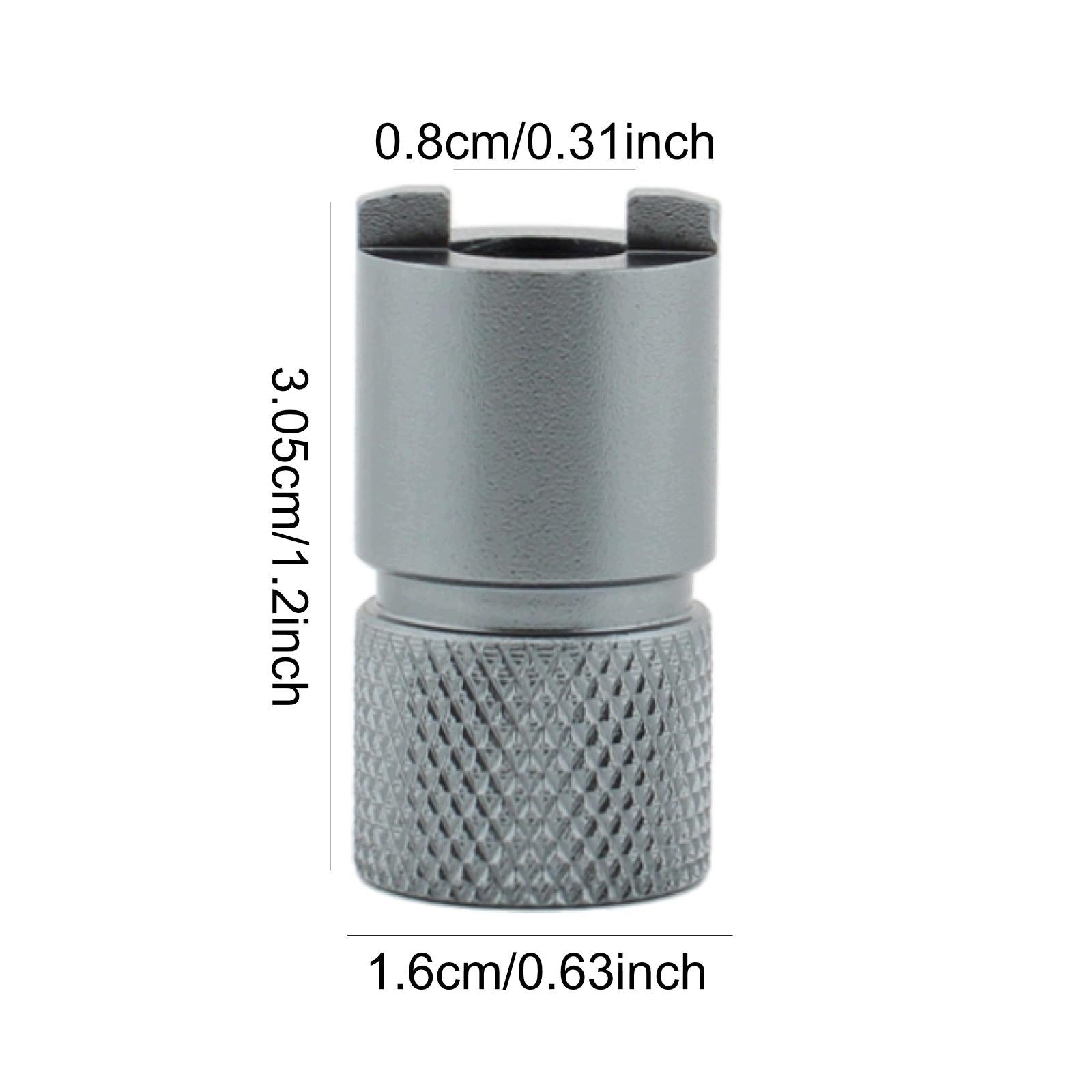 Repair Wrench 8mm Slot Adjuster Ring Maintenance Motorbike Dark Gray Packaging status original