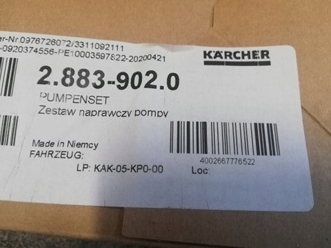 Repair kit for KARCHER HD 10/25 10/21 10/23 2.883-902.0 washers Brand Kärcher