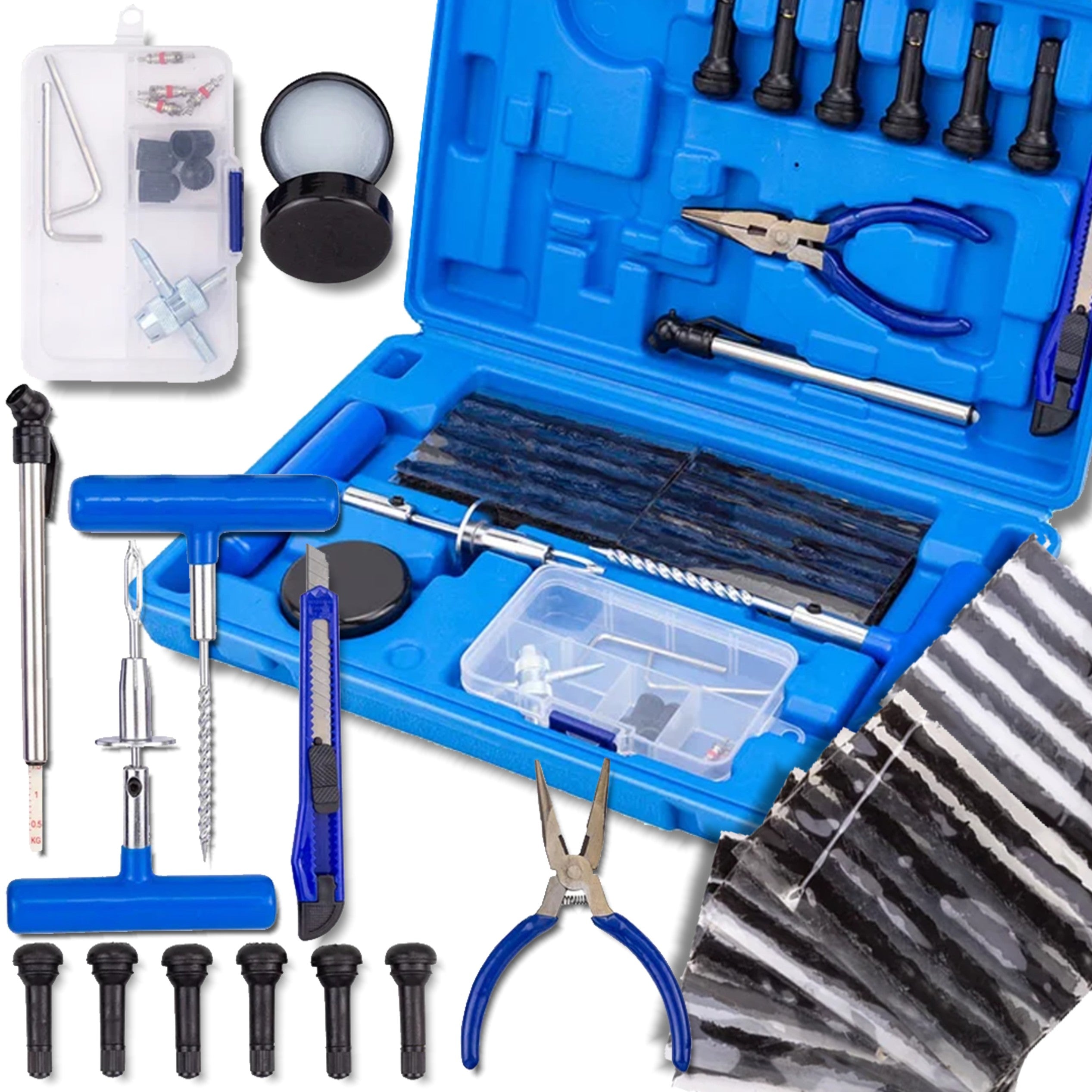 Repair kit for tubeless tyres 57 el. Rockforce