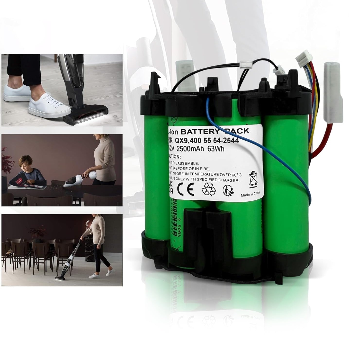 Replacement Battery for Electrolux AEG PQ91-ALRGY 4055478301 2500mAh