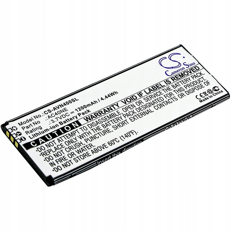 Replacement battery for Archos 40 Neon / AC40NE 1200 mAh Li-ion 3.7 V (Cameron