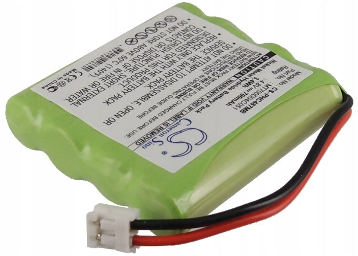 Replacement battery for Philips SBC-EB4870 E2005 / MT700D04C051 700 mAh Ni-MH 4 Kind electronic nanny
