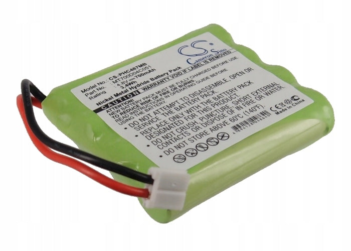 Replacement battery for Philips SBC-EB4870 E2005 / MT700D04C051 700 mAh Ni-MH 4