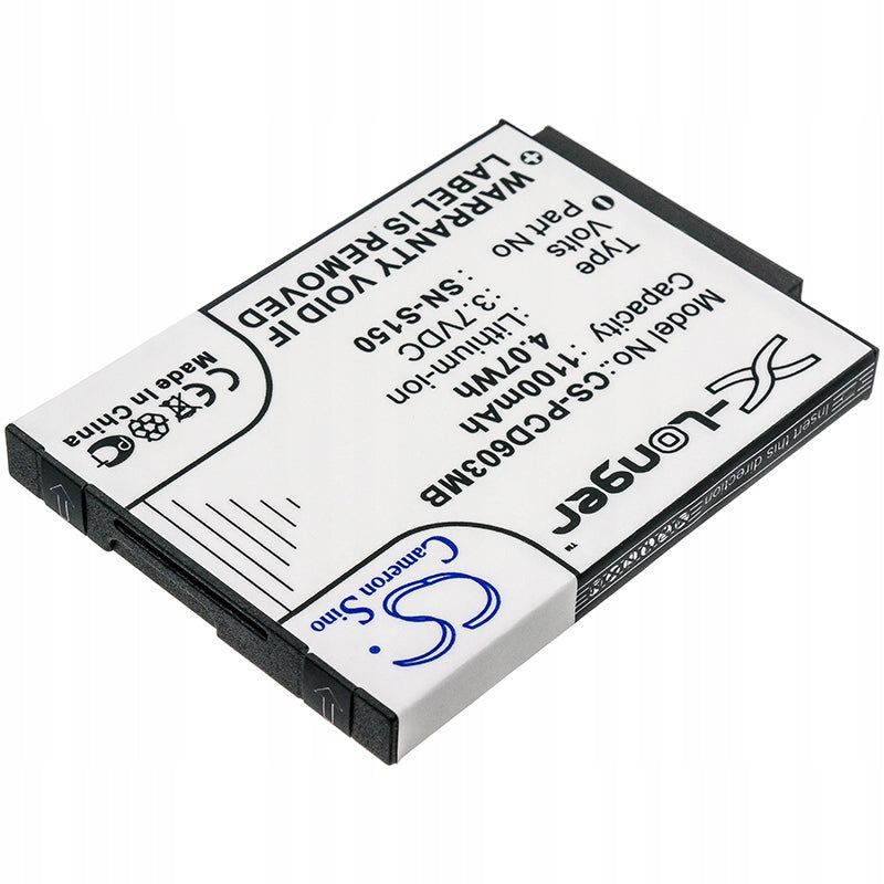 Replacement battery for Philips SCD603/20 / SN-S150 1100 mAh Li-ion 3.7 V (Came Kind other