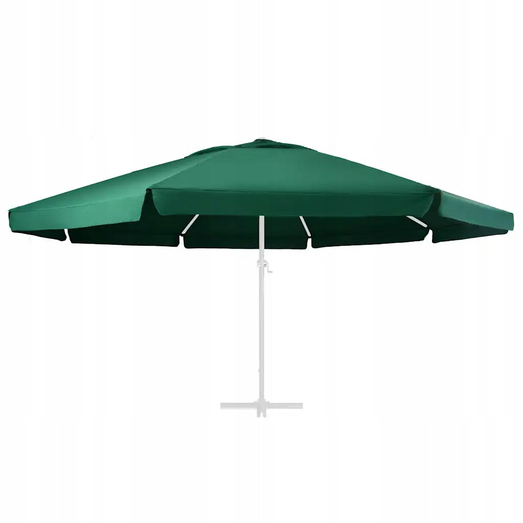 Replacement canopy for garden umbrella, 100% polyester, green, Ø600 cm Manufacturer no brand