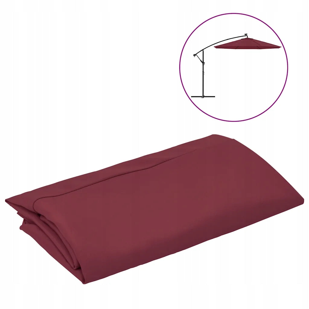 Replacement cover for garden umbrella, burgundy, 300 cm